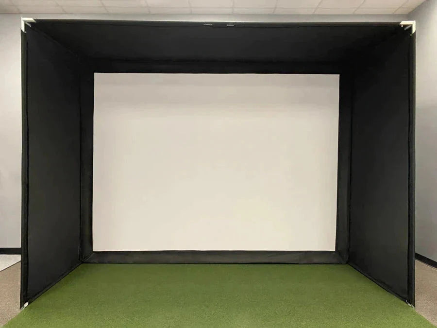 Black Wrapper Panels for Golf Simulator Bay - DIY Upgrade