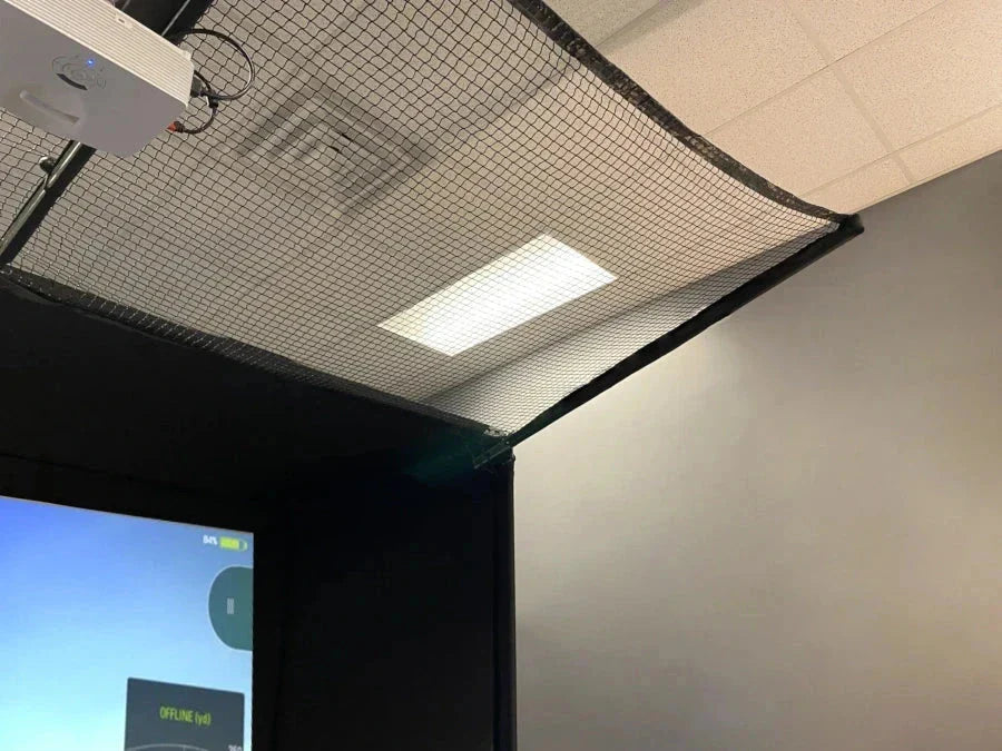 "DIY Bay™ Golf Simulator Hitting Enclosure for Home Use"