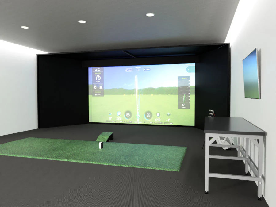 StudioBay™ Commercial Wall-to-Wall Golf Simulator Enclosure