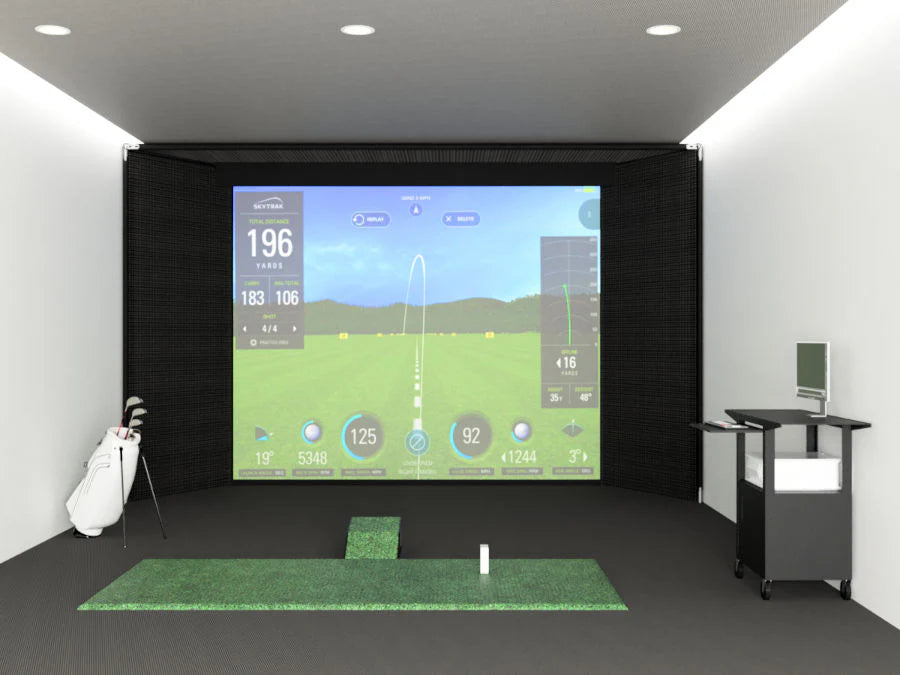 StudioBay™ Commercial Wall-to-Wall Golf Simulator Enclosure