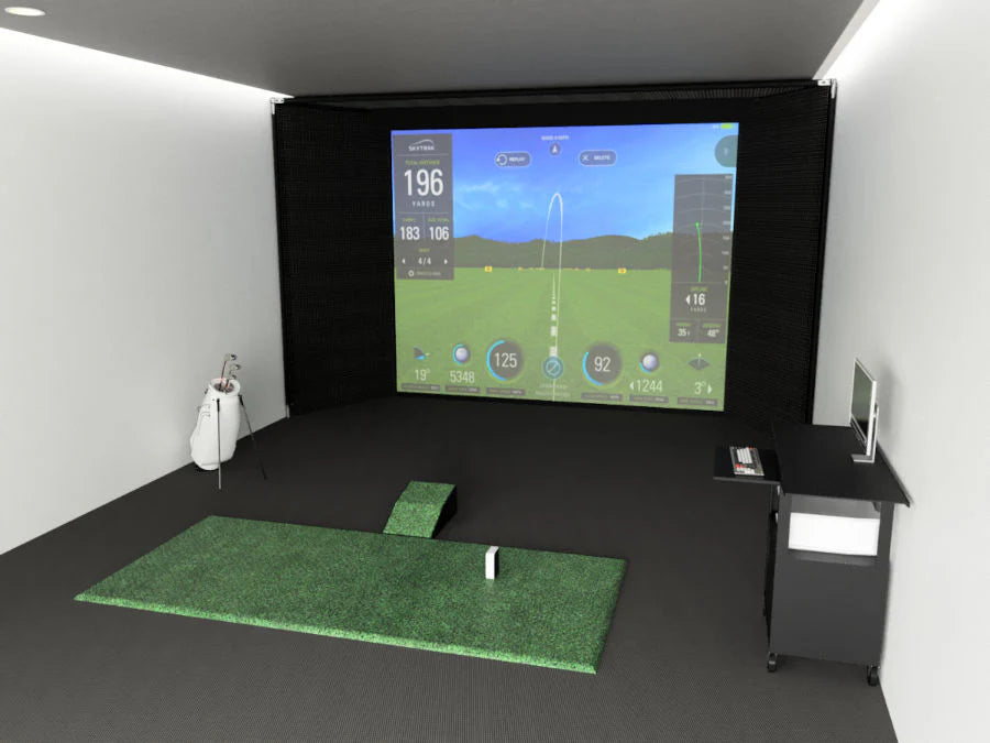 StudioBay™ Commercial Wall-to-Wall Golf Simulator Enclosure