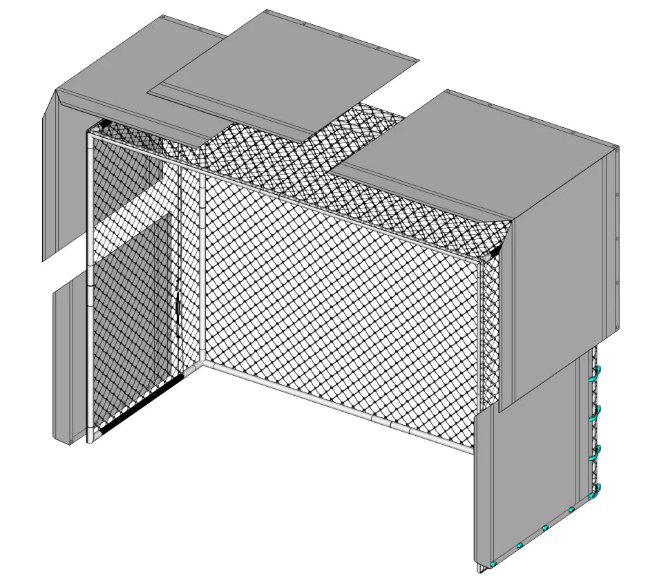 "SuperBay™ Golf Simulator Safety Enclosure with ShotDefender"